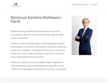 Tablet Screenshot of notariusz-poznan.pl